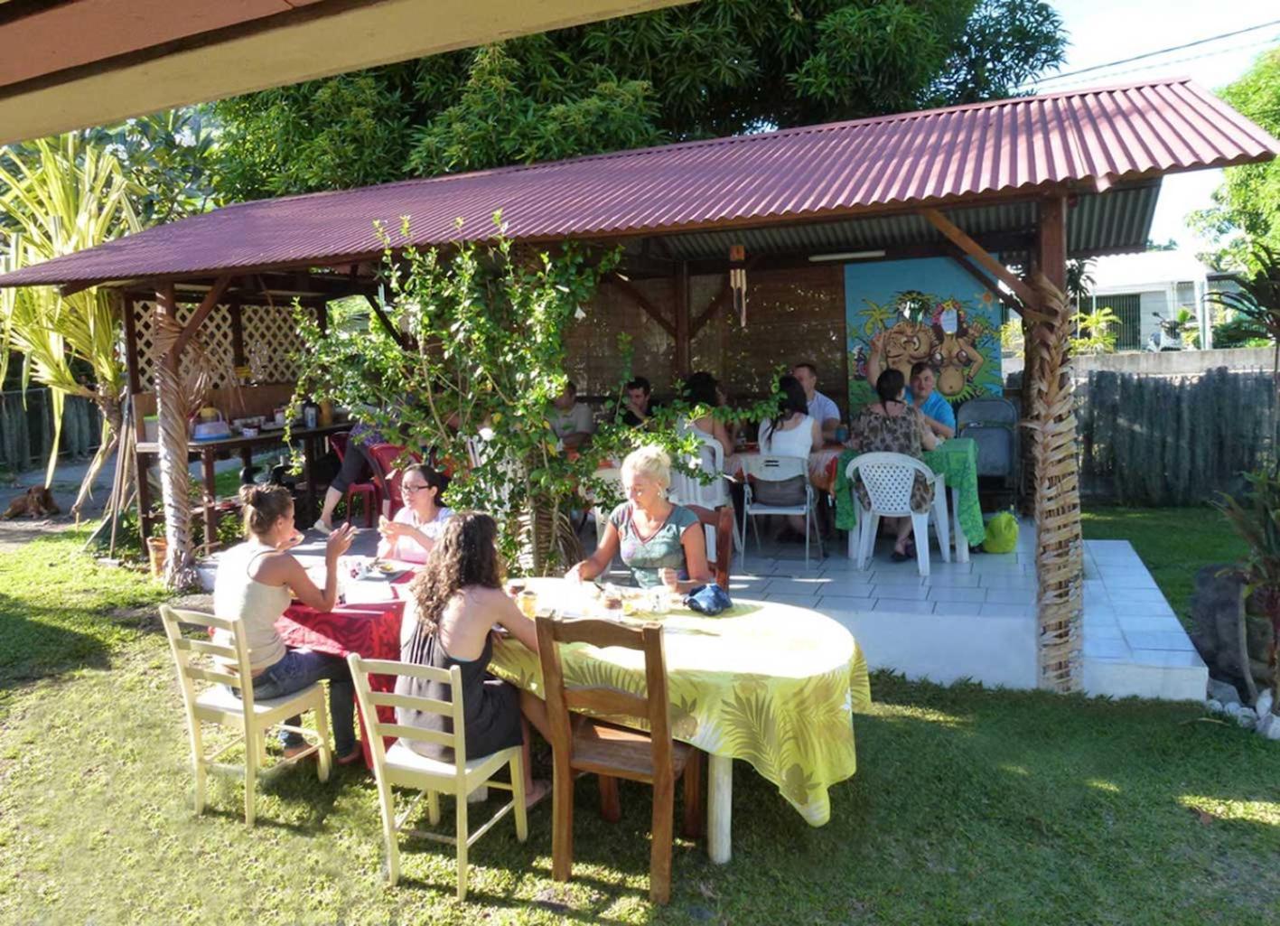 Pension Te Miti - Plage-Beach 200M - Mahana Parc & Vaiava Beach Pk18 - B&B Chambres Ou Dortoir Punaauia  Exterior foto